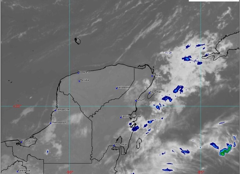 Prevén lluvias fuertes y rachas de viento, para Quintana Roo